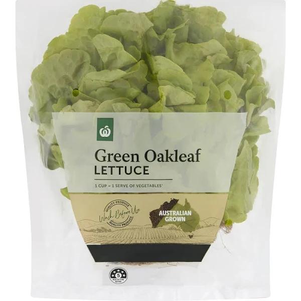 Woolworths Lettuce Oakleaf Green Each