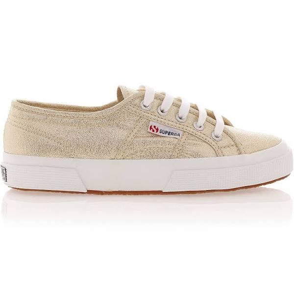 Superga 2750 Lamew Sneaker in Yellow Gold 40