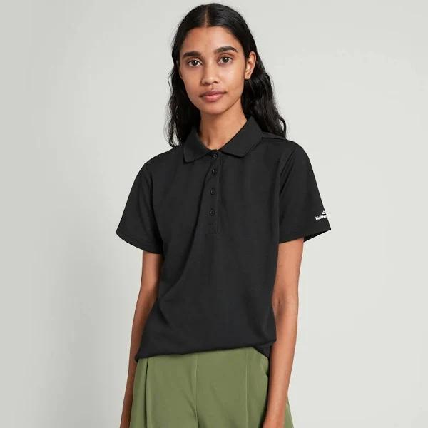 Kathmandu Vanua Women's Polo - Black XXS-XXXL Size Large - AfterPay & zipPay Available