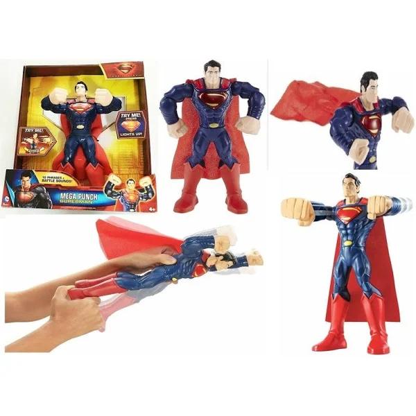 Superman Man of Steel Mega Punch Action Figure Ages 4+ New Toy Boys Girls Hero