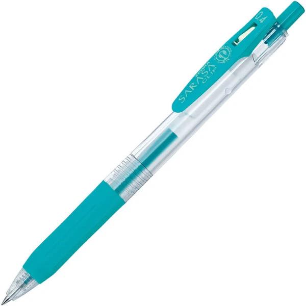 Zebra Sarasa Clip Gel 0.4mm Blue Green Rollerball Pen