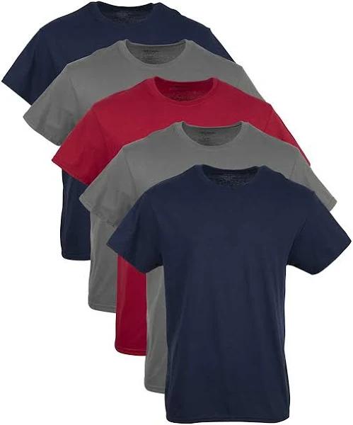 Gildan Platinum Men's 5-Pack Crew Neck T-Shirt