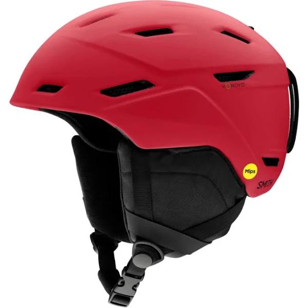 Smith Mission MIPS Helmet Matte Crimson - Size Small | Rhythm Snowsports