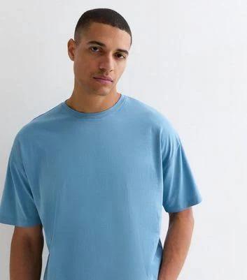 New Look Oversized T-Shirt in Mid Blue