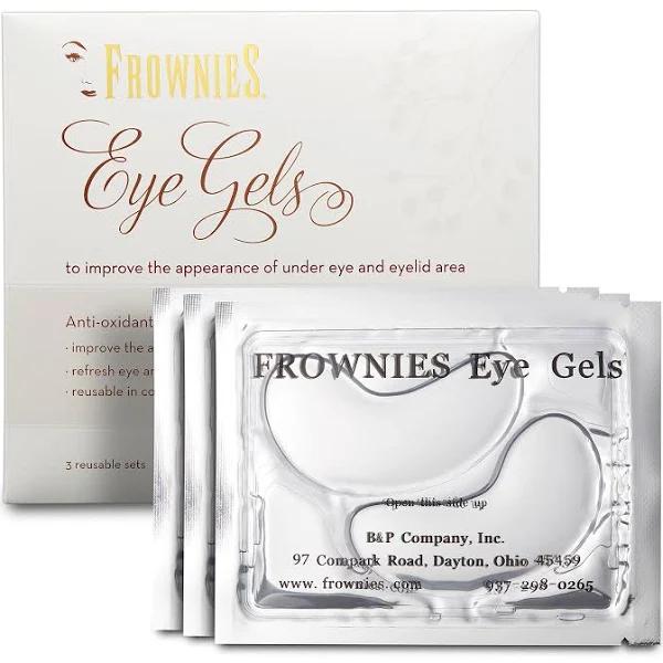 FROWNIES Eye Gels (Under Eye Patches) 3 Pairs