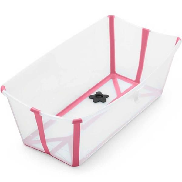 Stokke Flexi Bath V2 - Transparent Pink