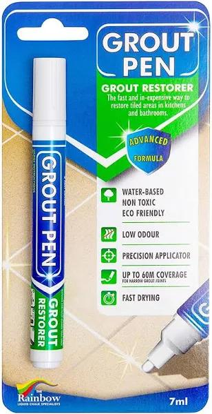 Grout Pen White - Ideal to Restore The Look of Tile Grout Lines