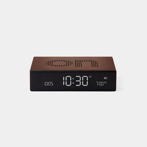 Lexon Flip Premium Alarm Clock Bronze