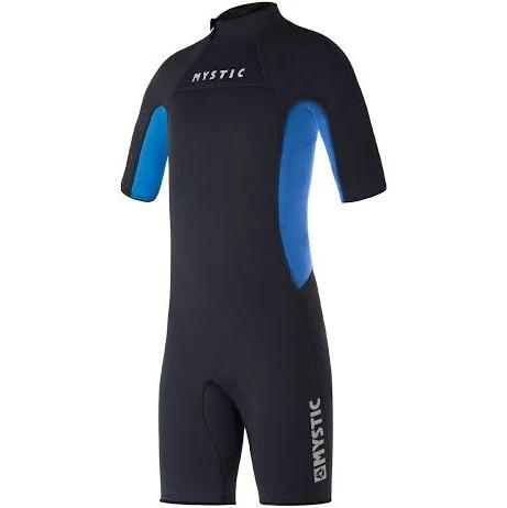 Mystic Boys 2023 Star 3/2mm Back Zip Shorty Wetsuit - BLA