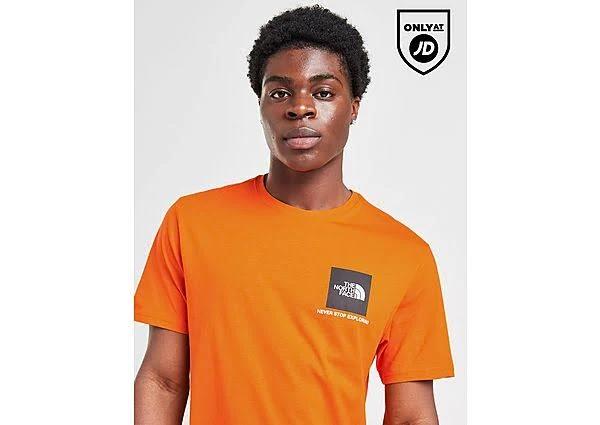 The North Face Box T-Shirt - Orange - XS