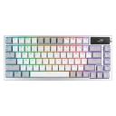 Asus ROG Azoth 75% Moonlight Wireless RGB Mechanical Keyboard - Snow Switch [ROG AZOTH/NXSW/US/PBT/WHT]