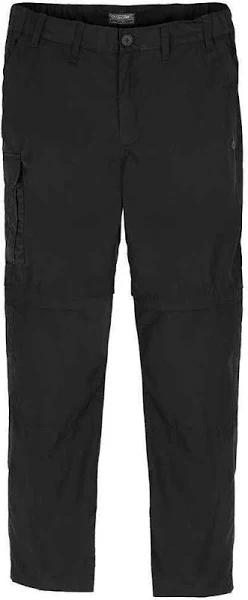 Craghoppers Mens Expert Kiwi Convertible Cargo Trousers (Black) (38L)