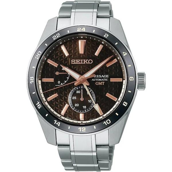 Seiko SPB275J1 Watch - Presage Sharp Edged GMT ʻKeshizumiʼ