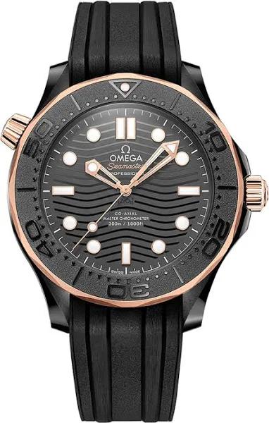 Omega Seamaster Diver Black Ceramic Men's Watch 210.62.44.20.01.001 - 21062442001001