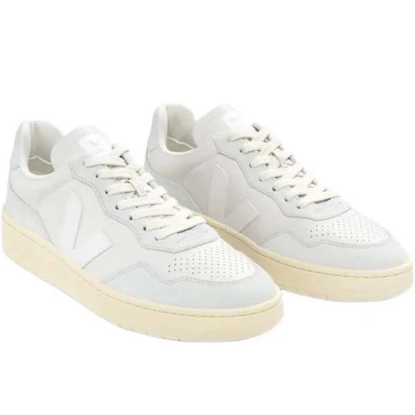 Veja V-90 O.T. Leather Trainers White EU 43 1/2 Man