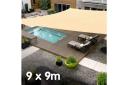 Wallaroo Square Shade Sail - 9M x 9M - Sand