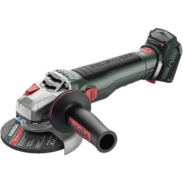 Metabo 18V 125mm Cordless Brushless Quick Angle Grinder