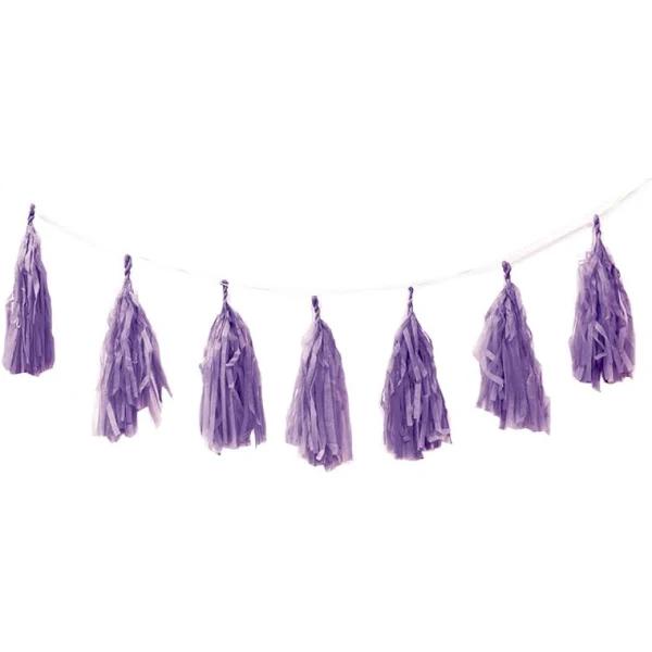 Lilac Tassel Garland 3M