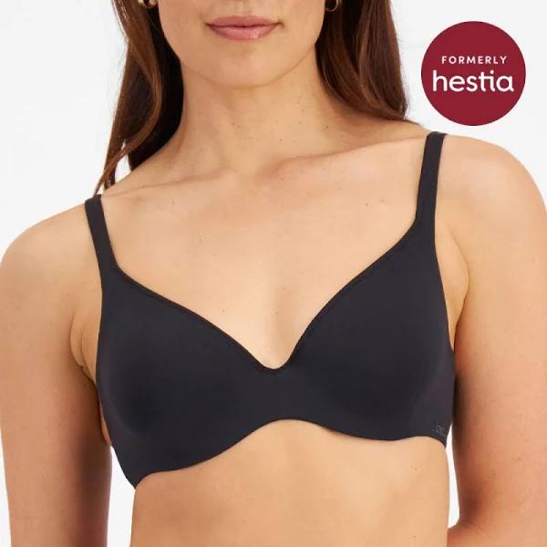 Be by Berlei Women's Contour Comfort T-Shirt Bra - Black - Size 14DD