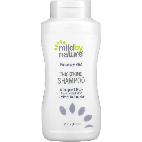 Mild by Nature Thickening Shampoo B-Complex & Biotin Rosemary Mint 16 fl oz (473 ml)