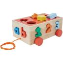 Kmart Wooden Shape Sorter Pull Along Toy