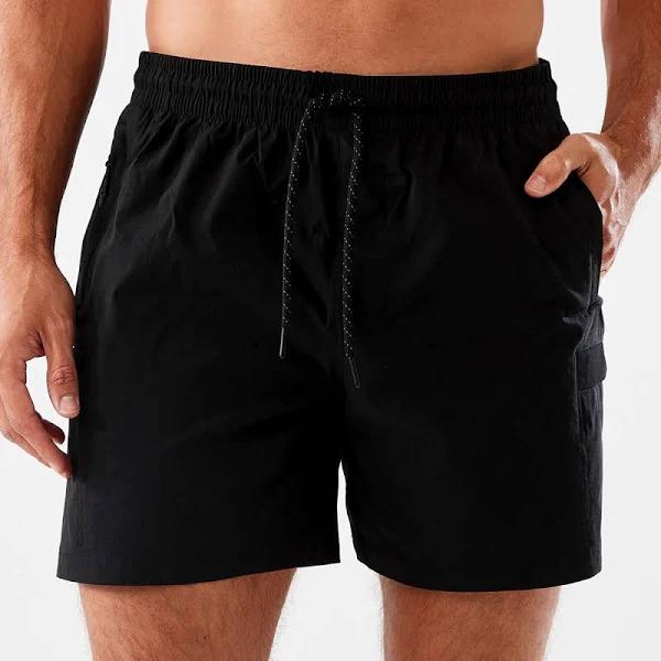 Kmart Active Mens Everyday Sports Shorts - Black Size: M