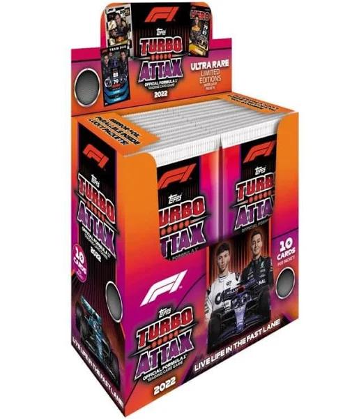 Turbo Attax Formula 1 2022 Trading Cards Box (Display of 24)