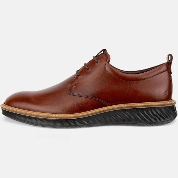 ECCO | Men's St. 1 Hybrid Derby Shoes | Size 5 | Leather | Cognac