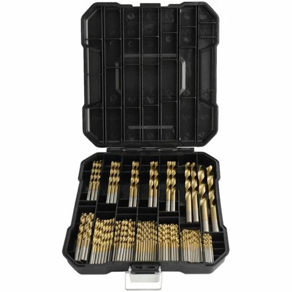 99 Piece Drill Bit Set HSS Speed Titanium Coated