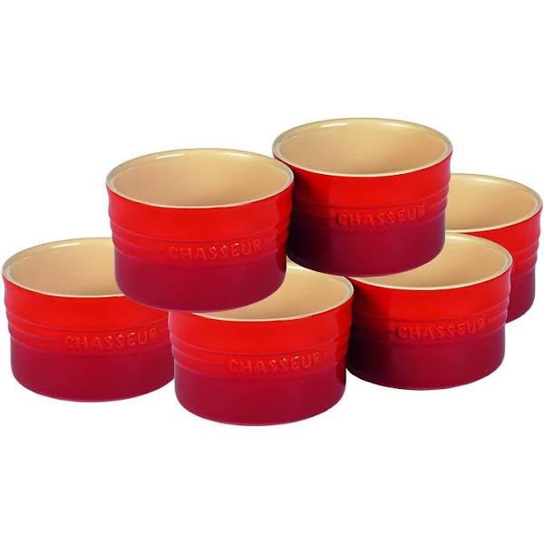 Chasseur La Cuisson Ramekin Set of 6 Inferno Red