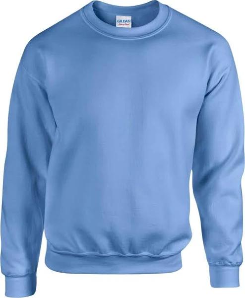 Gildan Mens Heavy Blend Sweatshirt Carolina Blue M Cotton Polyester Mens Sweatshirt