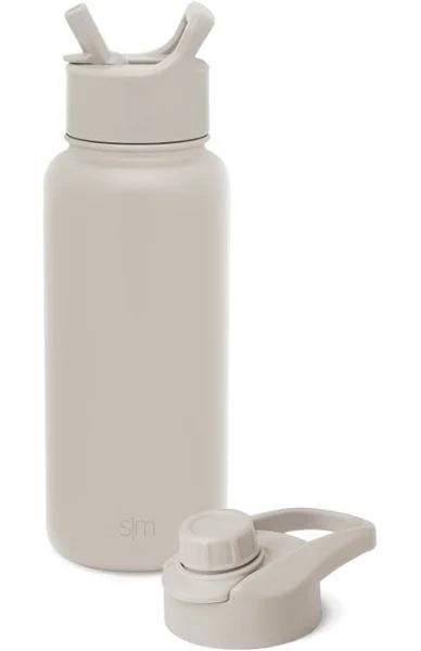 Simple Modern Water Bottle with Straw and Chug Lid Vacuum Insulated Stainless Steel Metal Thermos Bottles | Reusable Leak Proof BPA-Free Flask For