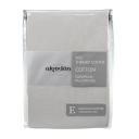 Algodon 300THC Cotton Percale European Pillowcase Silver