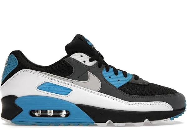 Nike Air Max 90 'Black Blue' Mens Sneakers - Size 7.5