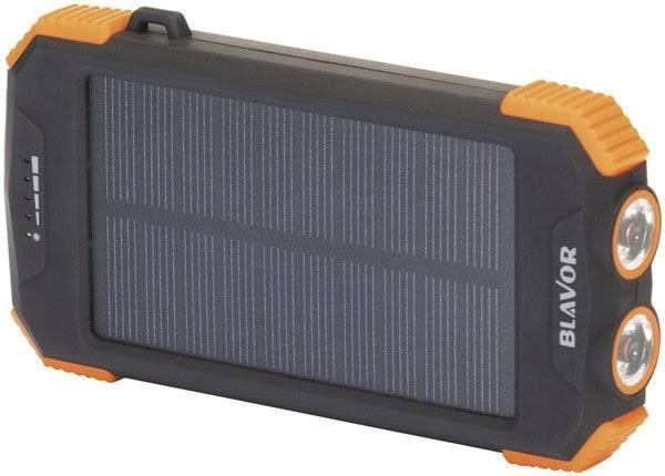 10,000mAh Weatherproof Power Bank with Wireless Qi & Solar Recharging