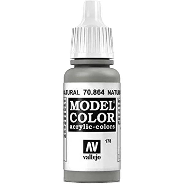 Vallejo Acrylic Paint Model Colour Metallic Natural Steel 17ml