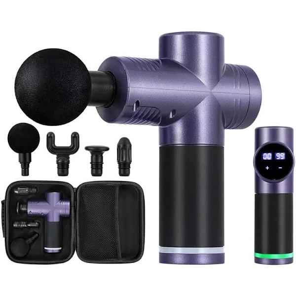 Everfit 30 Speed 4 Head Massage Gun - Purple