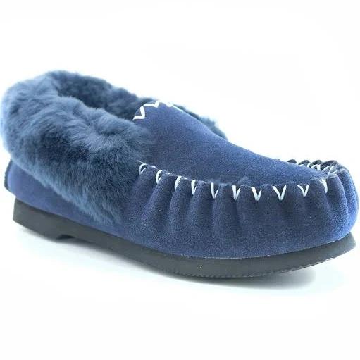 Traditional Sheepskin Moccasins - Men's, Women's, 100% Australian Sheepskin UGG Slippers