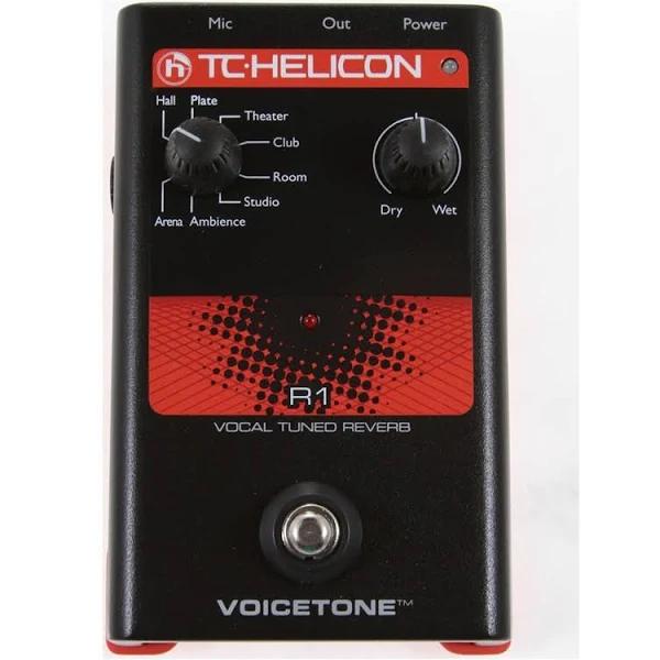 TC Helicon Voicetone R1 Vocal Tuned Reverb Pedal