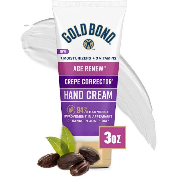 Gold Bond, Age Renew, Crepe Corrector Hand Cream, 3 oz (85 g)