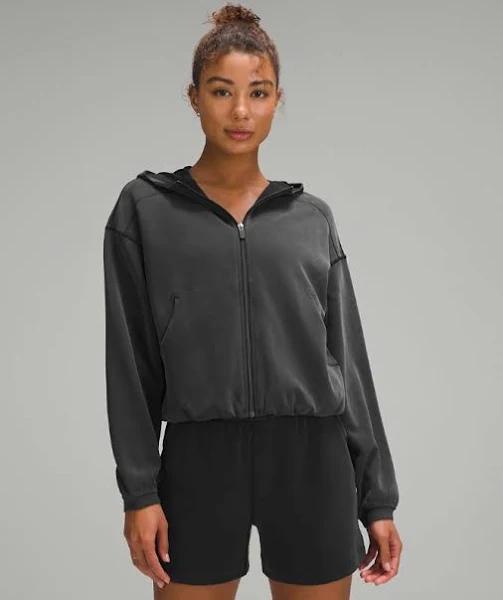 Women's Softstreme Full-Zip Hoodie in Black Size 4 | by lululemon