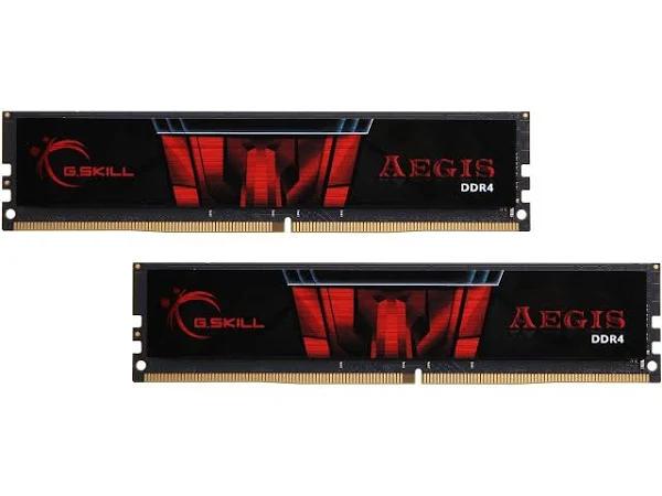 G.SKILL Aegis 32GB (2 x 16GB) 288-Pin PC RAM DDR4 2400 (PC4 19200) Intel X299 / Z270 / Z170 / X99 Platform Desktop Memory Model F4-2400C17D-32GIS