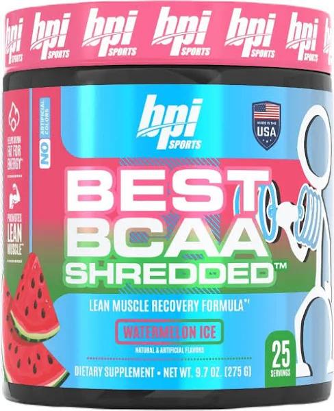 BPI Sports Best BCAA Shredded - 25 Servings Watermelon Ice