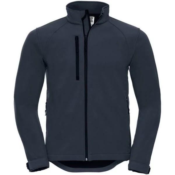 Russell Mens Water Resistant & Windproof Softshell Jacket French Navy Mens Jacket