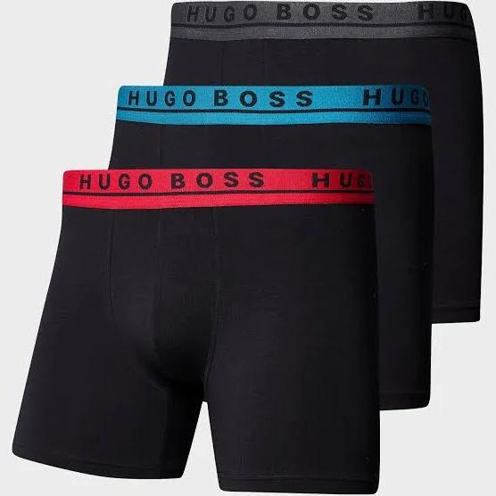 Mens Boss Boxer Three Pack - Black