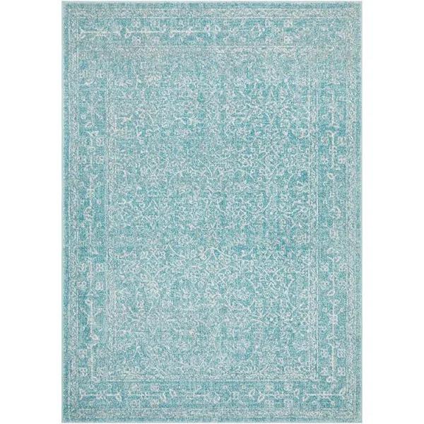 Evoke Depth Blue Transitional Rug - 290X200CM