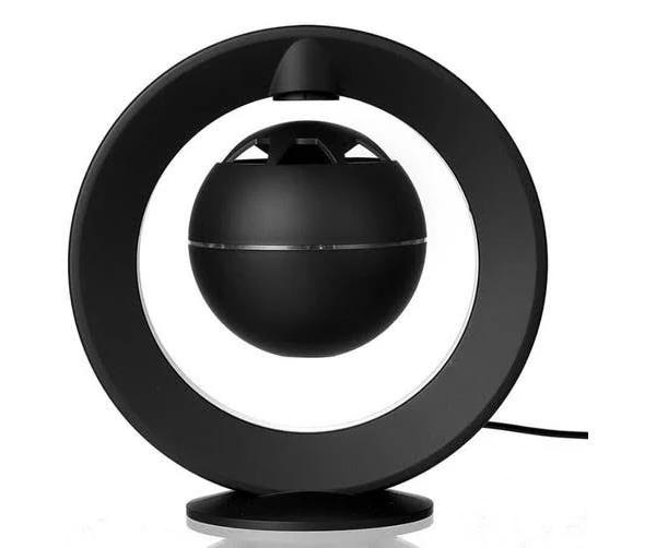 Magnetic Levitation Bluetooth Speaker Mobile Computer Wireless Bluetooth Speaker Home Decoration Creative Birthday Gift-Black