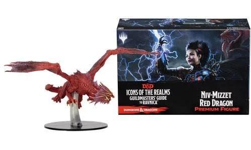 D&D Icons of The Realms GUILDMASTERS Guide to Ravnica NIV-MIZZET Red Dragon Premium Figure