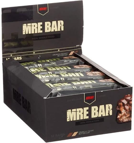 Redcon1 MRE Bar - 12 Bars Crunchy Peanut Butter Cup