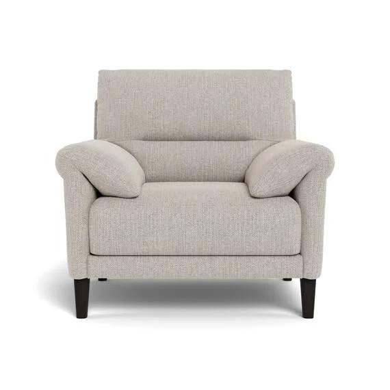 Luka Fabric Armchair Frost Grey by Freedom